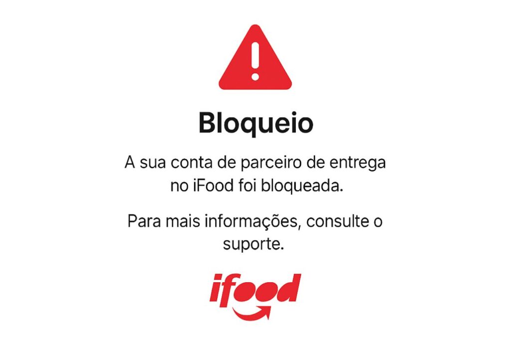 notificação de bloqueio notificação de bloqueio